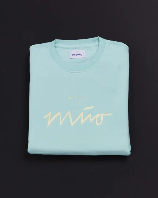 Motel a Miio Sweatshirts^Sweatshirt Men Aqua Yellow