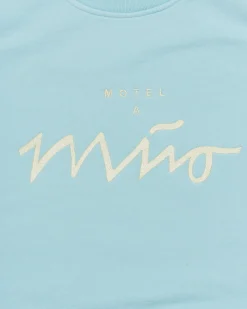 Motel a Miio Sweatshirts^Sweatshirt Men Aqua Yellow