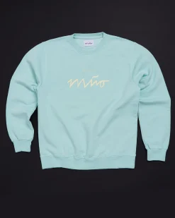 Motel a Miio Sweatshirts^Sweatshirt Men Aqua Yellow