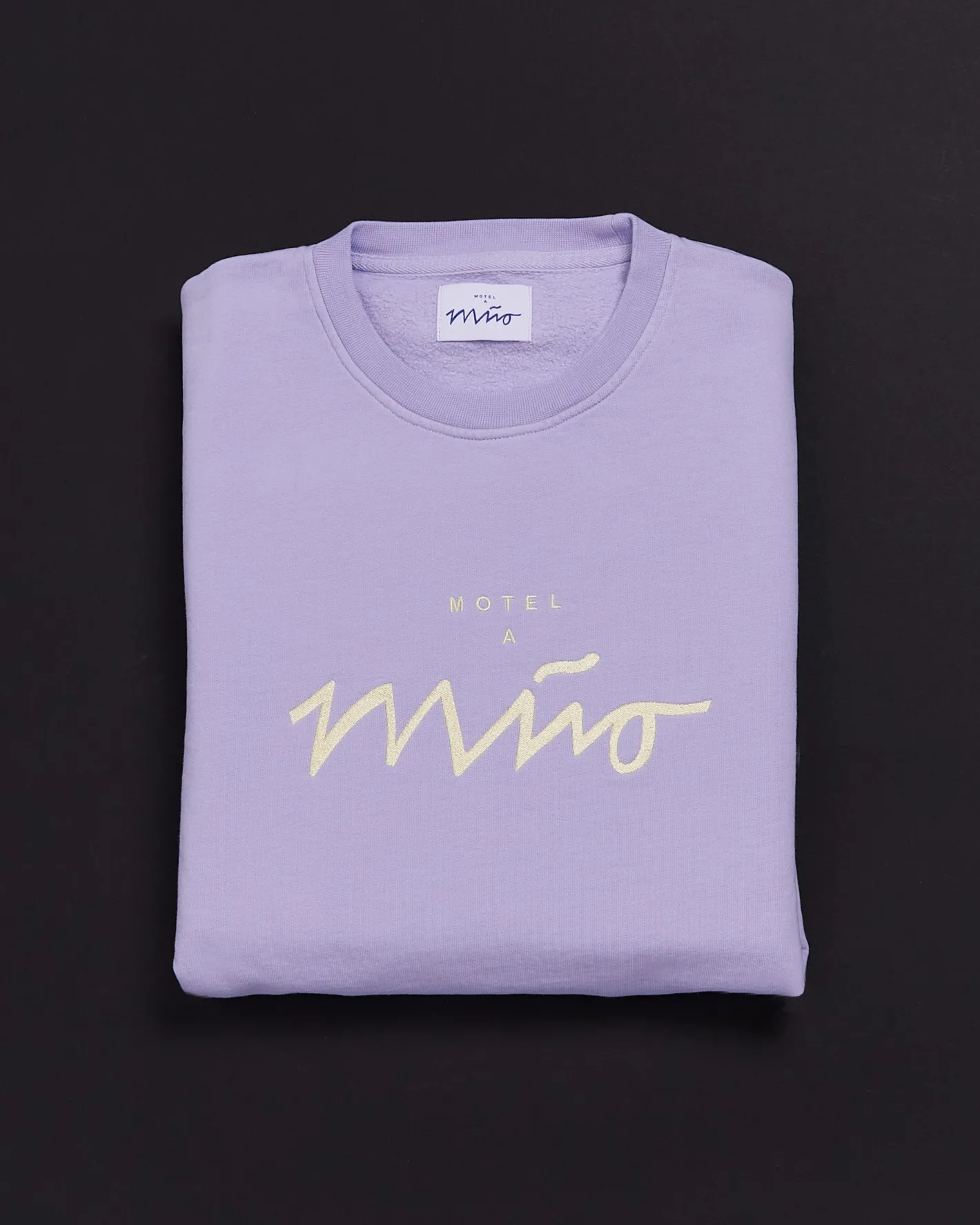 Motel a Miio Sweatshirts^Sweatshirt Men Lavender Yellow