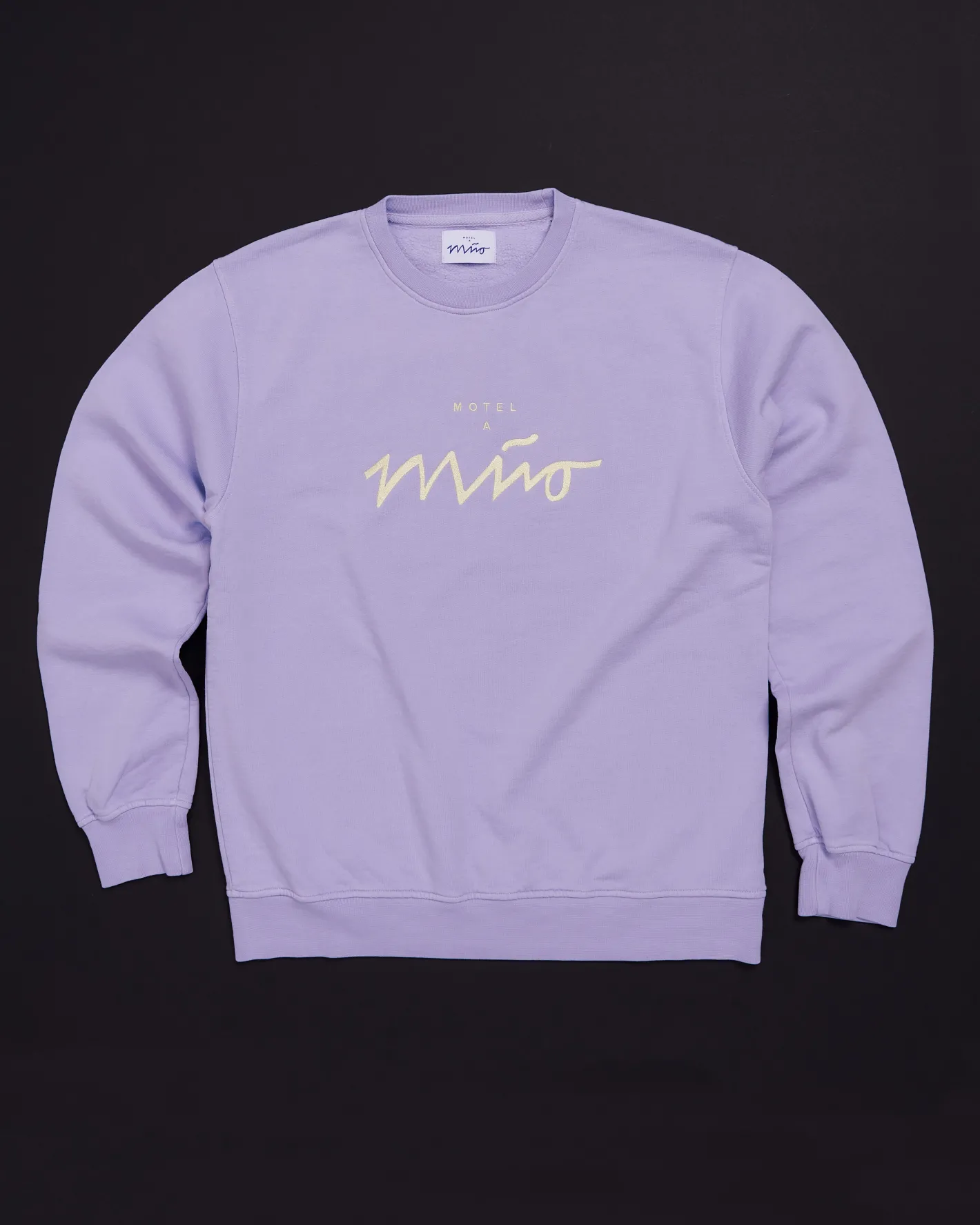 Motel a Miio Sweatshirts^Sweatshirt Men Lavender Yellow