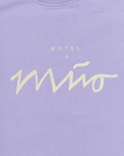 Motel a Miio Sweatshirts^Sweatshirt Men Lavender Yellow