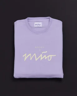 Motel a Miio Sweatshirts^Sweatshirt Men Lavender Yellow