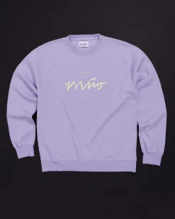 Motel a Miio Sweatshirts^Sweatshirt Men Lavender Yellow