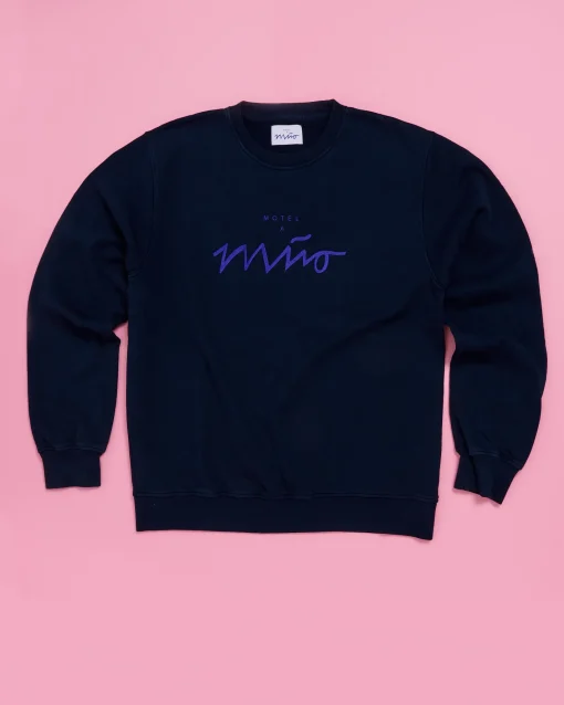 Motel a Miio Sweatshirts^Sweatshirt Men Navy Blue