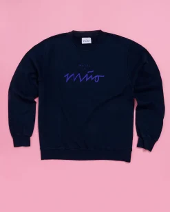 Motel a Miio Sweatshirts^Sweatshirt Men Navy Blue