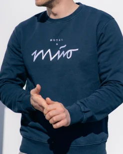 Motel a Miio Sweatshirts^Sweatshirt Men Navy White