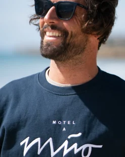 Motel a Miio Sweatshirts^Sweatshirt Men Navy White