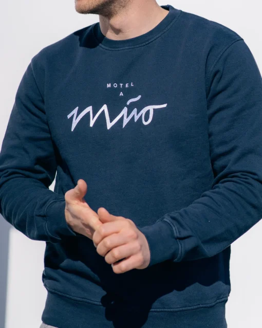 Motel a Miio Sweatshirts^Sweatshirt Men Navy White