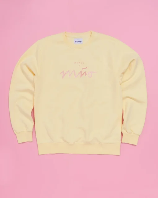 Motel a Miio Sweatshirts^Sweatshirt Men Rose Yellow