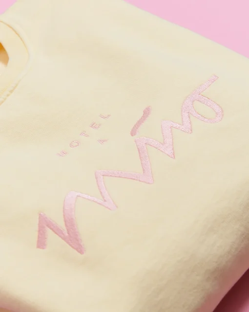 Motel a Miio Sweatshirts^Sweatshirt Men Rose Yellow